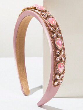 Gorgeous  pink rhinestones Headband